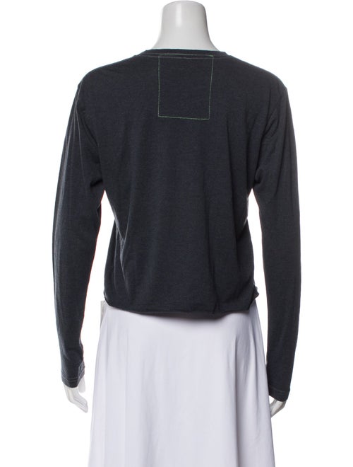 Aviator Nation Graphic Print Scoop Neck Crop Top