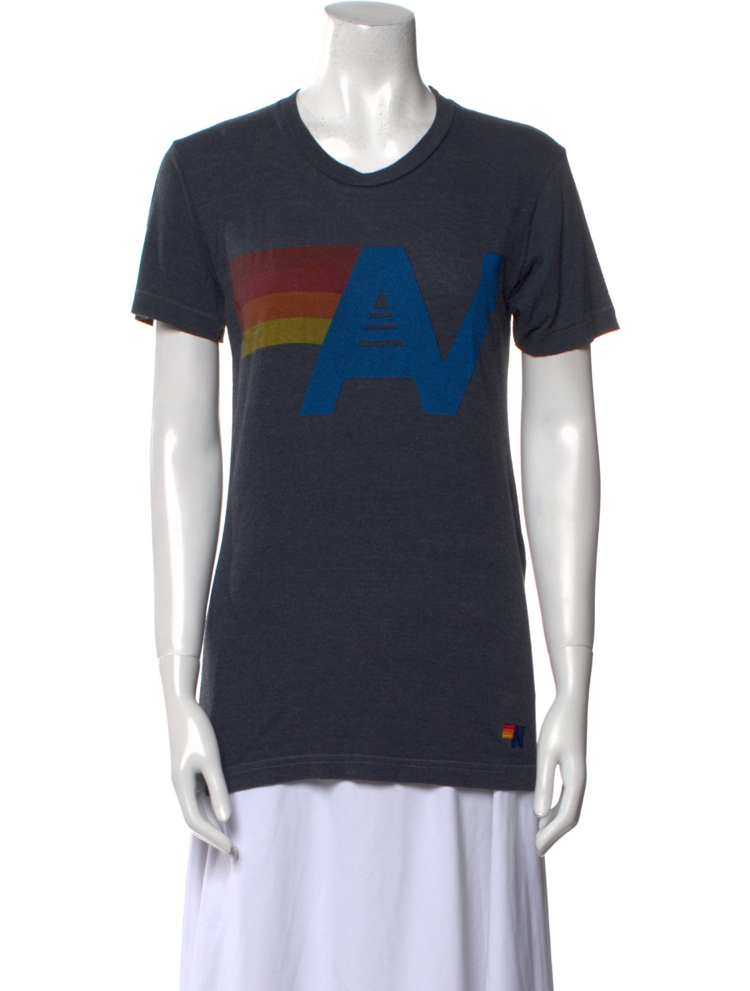 Aviator Nation Graphic Print Crew Neck T-Shirt