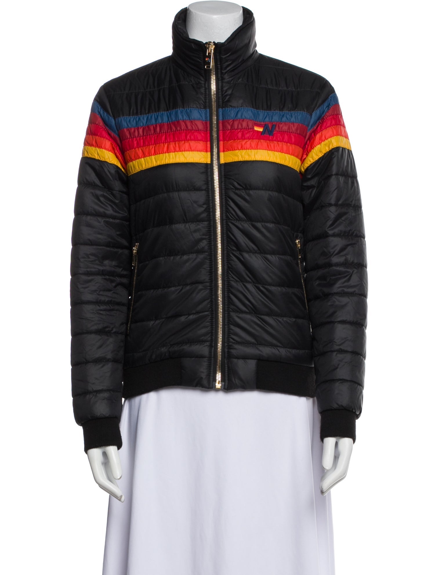 Aviator Nation Striped Jacket