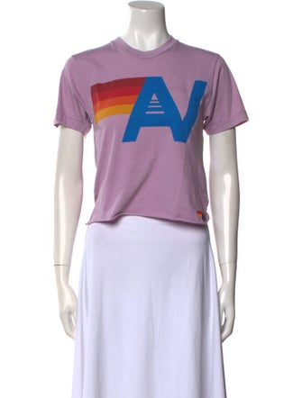 Aviator Nation Graphic Print Crew Neck T-Shirt