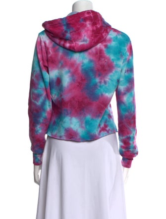 Aviator Nation Tie-Dye Print Mock Neck Sweatshirt