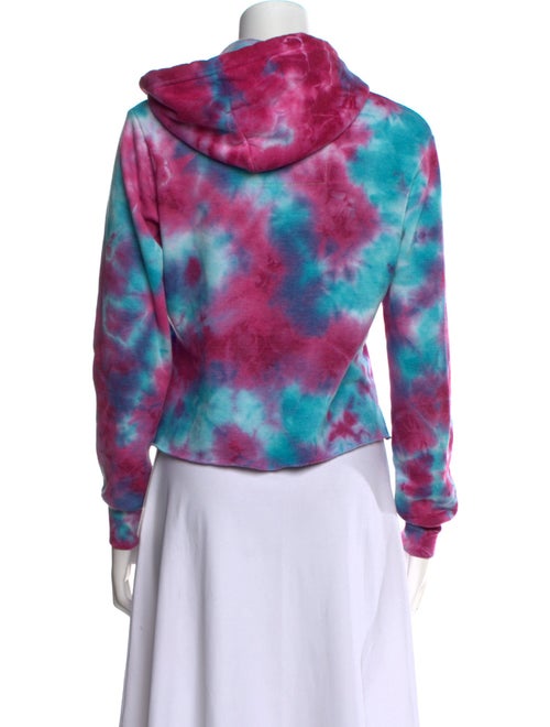 Aviator Nation Tie-Dye Print Mock Neck Sweatshirt