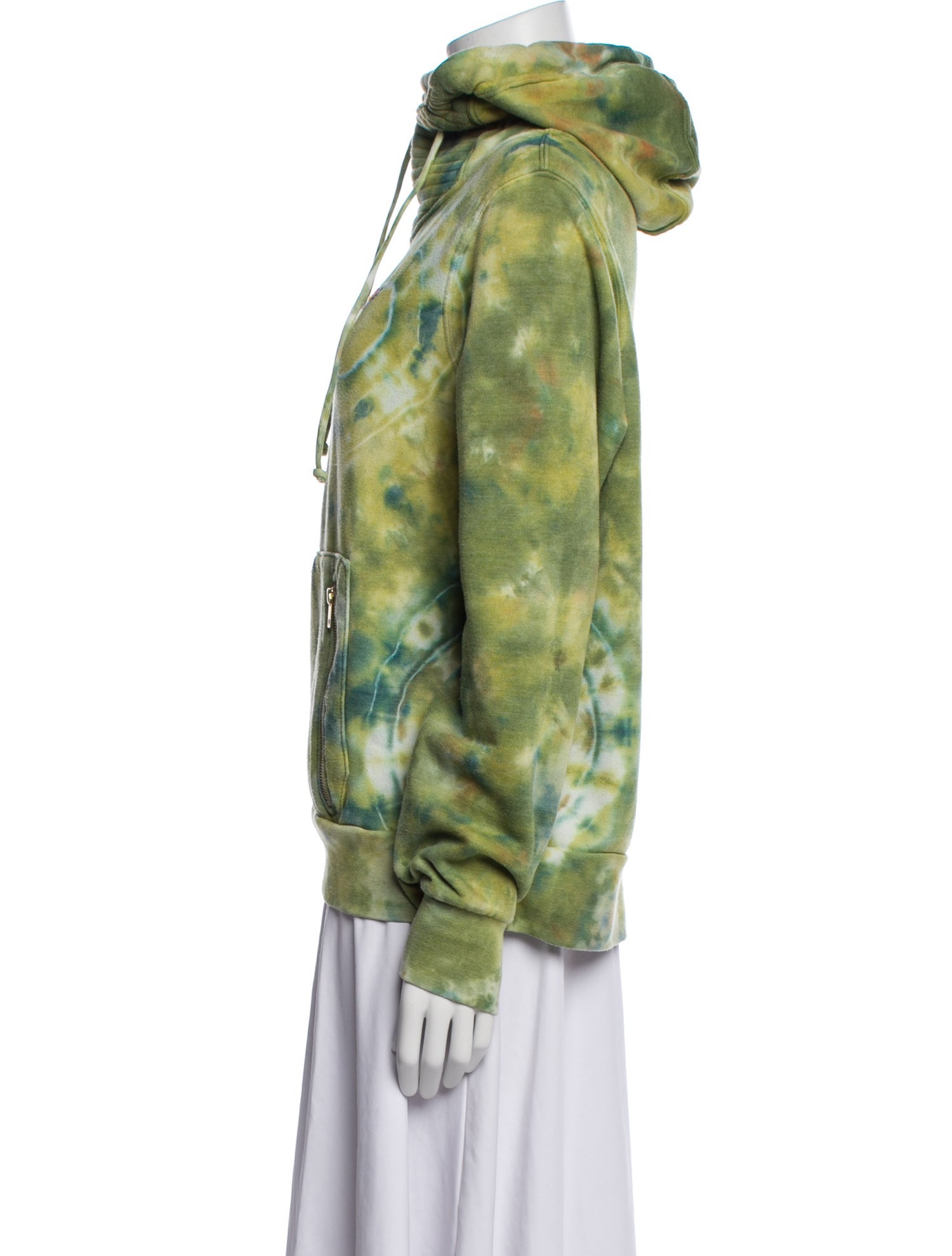 Aviator Nation Tie-Dye Print Mock Neck Sweatshirt