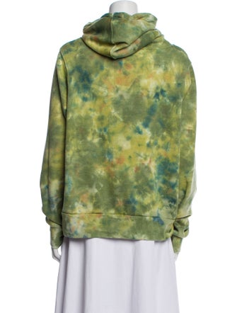 Aviator Nation Tie-Dye Print Mock Neck Sweatshirt