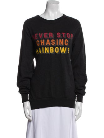 Aviator Nation Graphic Print Crew Neck Sweatshirt