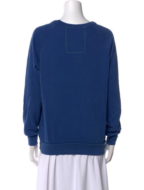 Aviator Nation Graphic Print Scoop Neck Sweater