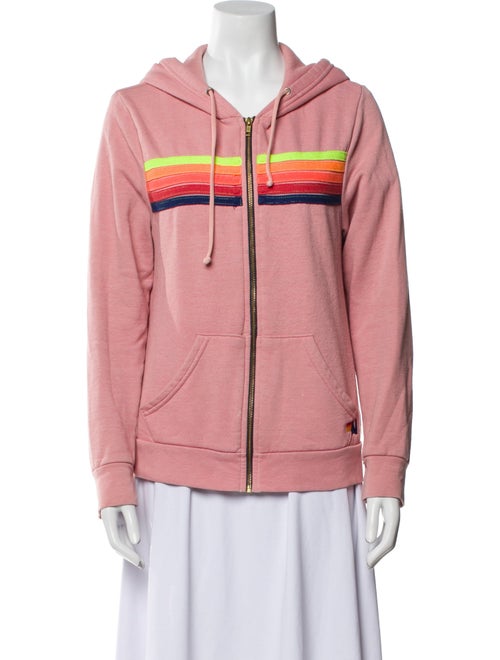 Aviator Nation Striped Denim Jacket