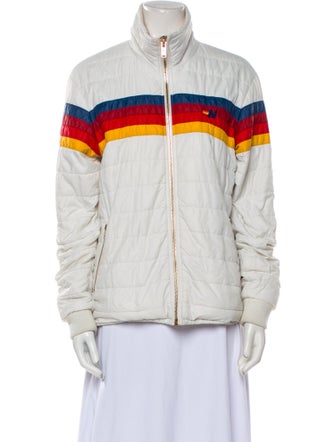 Aviator Nation Nylon Striped Jacket