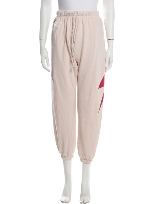 Aviator Nation Graphic Print Embroidered Accent Sweatpants