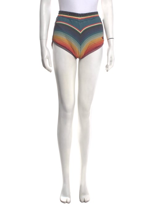 Aviator Nation Striped Mini Shorts