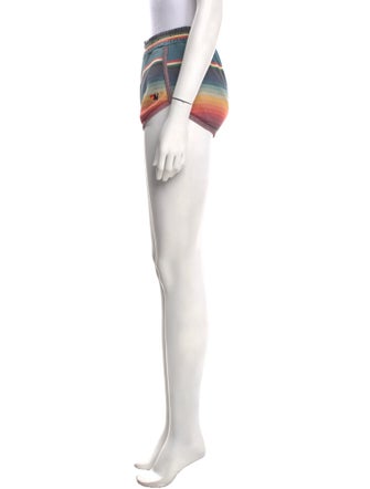 Aviator Nation Striped Mini Shorts