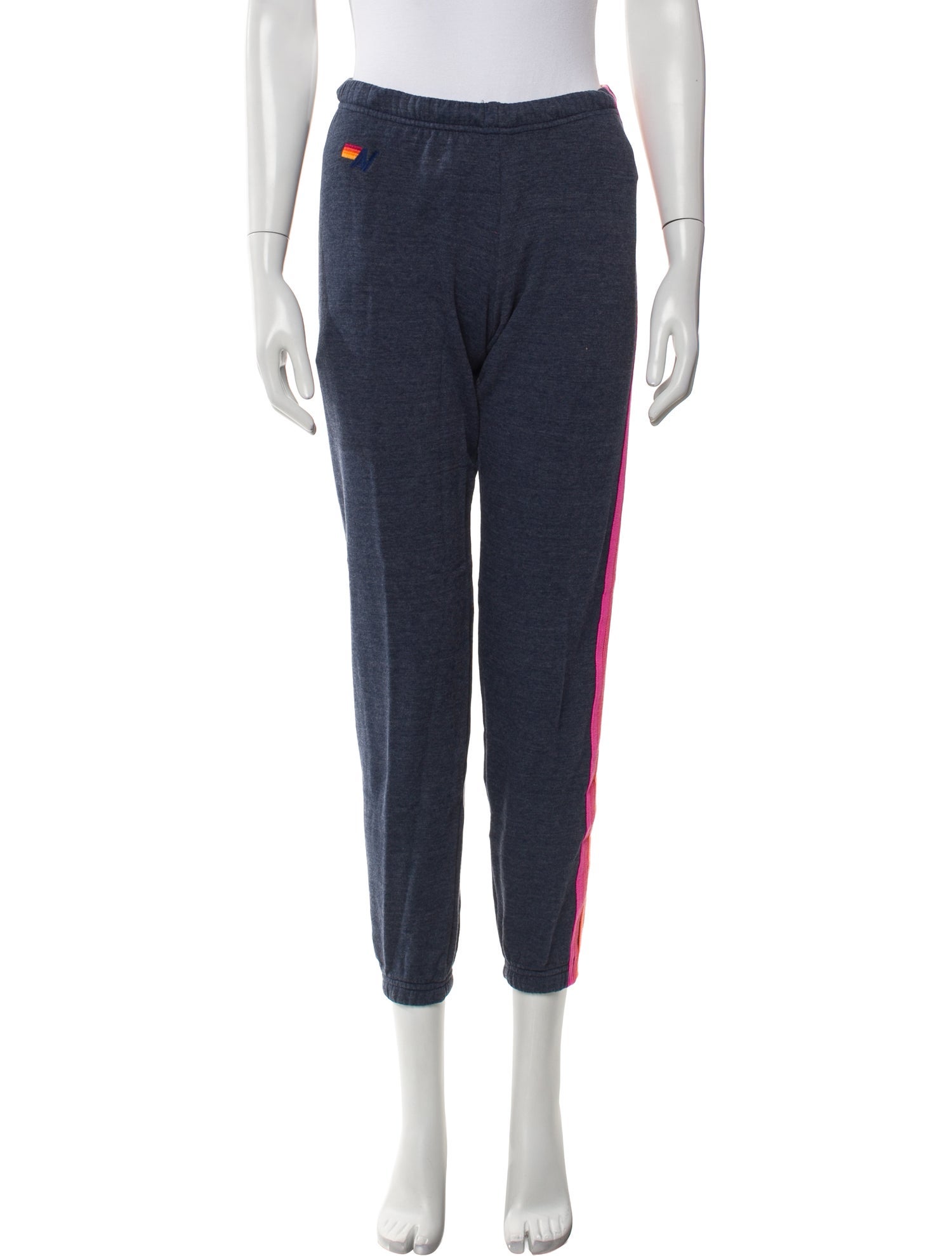 Aviator Nation Striped Embroidered Accent Sweatpants w/ Tags
