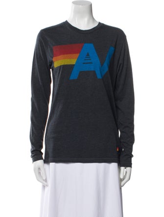Aviator Nation Graphic Print Crew Neck Sweatshirt