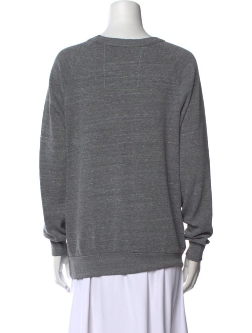 Aviator Nation Striped Crew Neck Sweatshirt