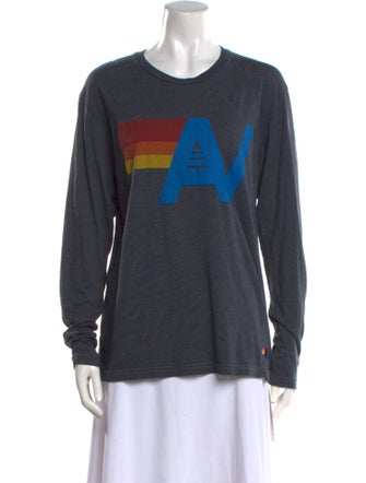 Aviator Nation Graphic Print Crew Neck Sweatshirt