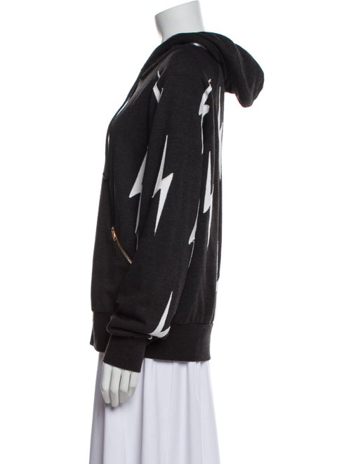 Aviator Nation Graphic Print V-Neck Sweater