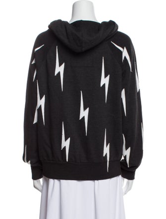 Aviator Nation Graphic Print V-Neck Sweater