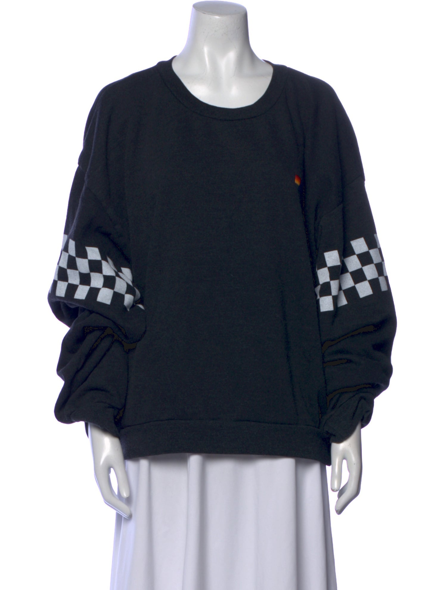 Aviator Nation Graphic Print Scoop Neck Sweatshirt