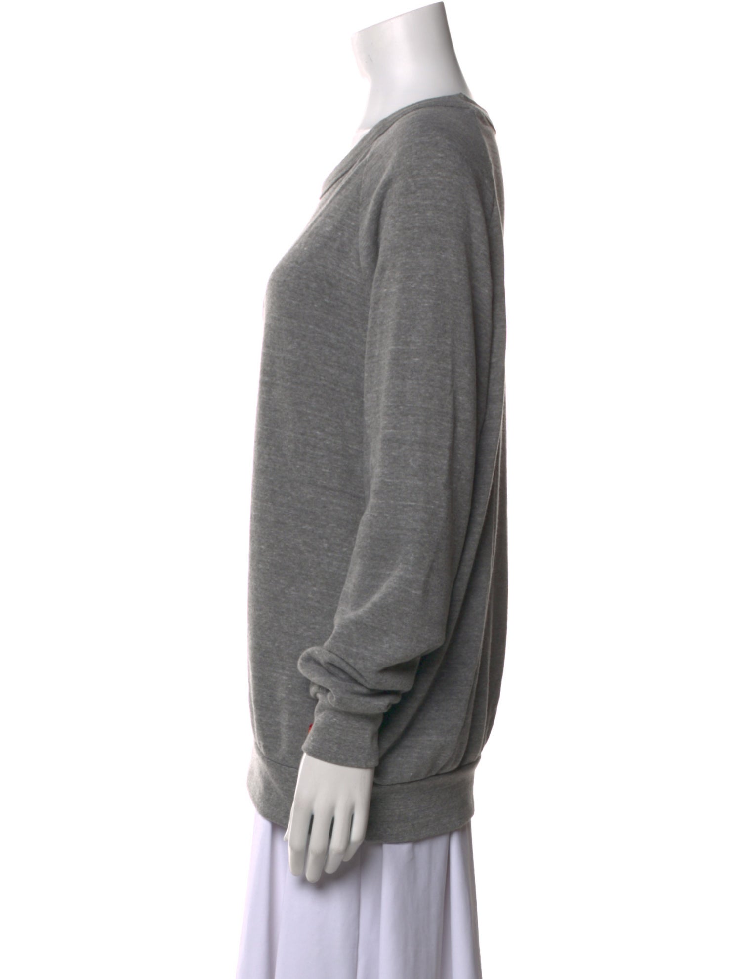 Aviator Nation Graphic Print Scoop Neck Sweater