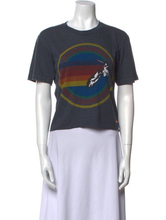 Aviator Nation Graphic Print Crew Neck T-Shirt