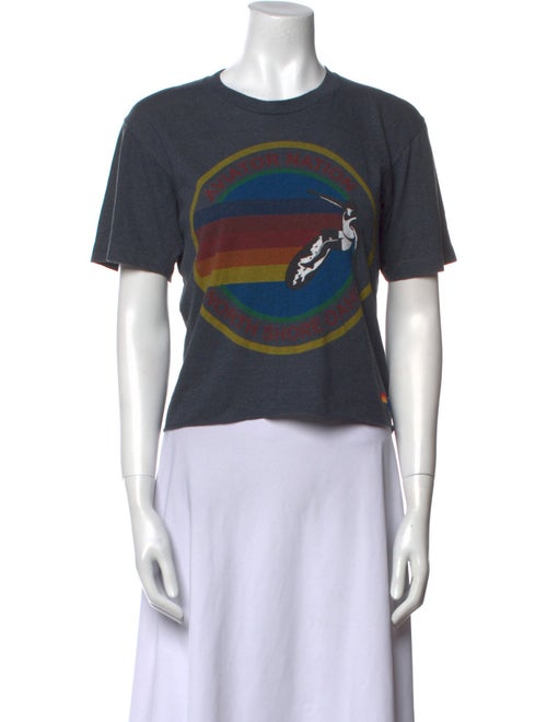 Aviator Nation Graphic Print Crew Neck T-Shirt