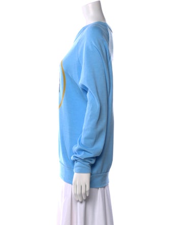 Aviator Nation Graphic Print Crew Neck Sweatshirt