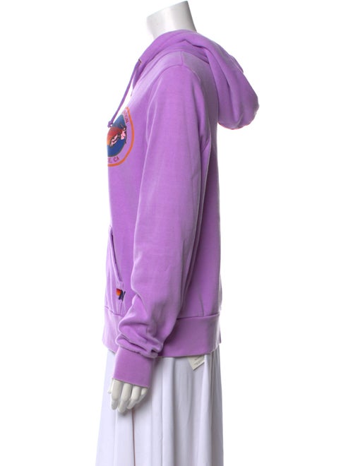 Aviator Nation Graphic Print V-Neck Sweatshirt