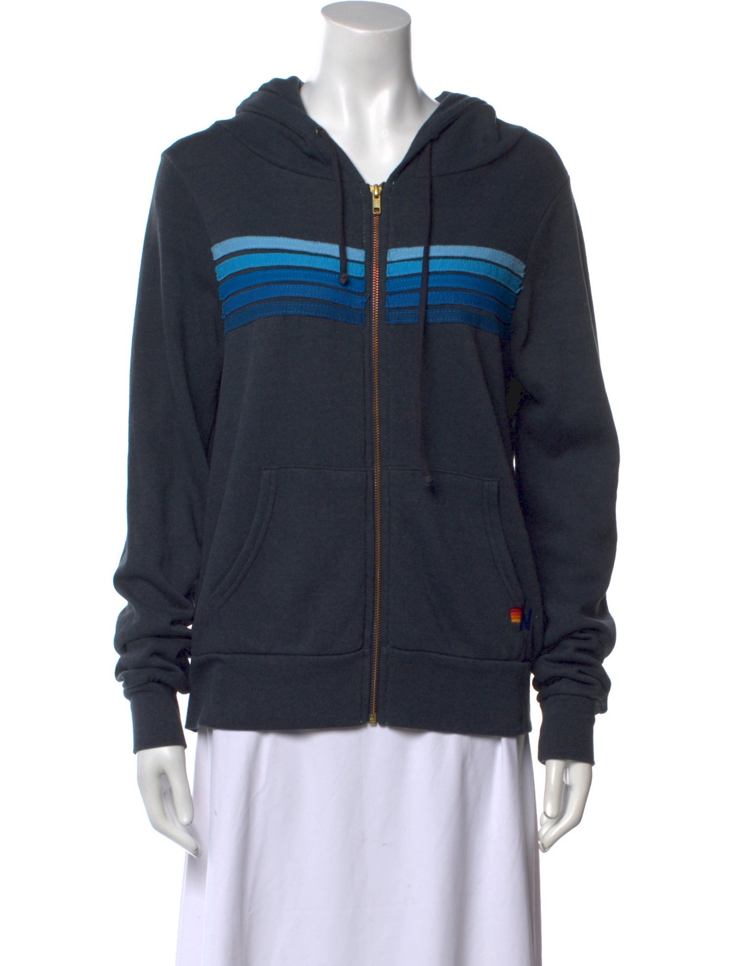 Aviator Nation V-Neck Long Sleeve Sweatshirt