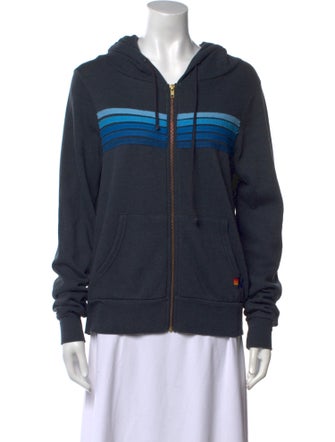 Aviator Nation V-Neck Long Sleeve Sweatshirt