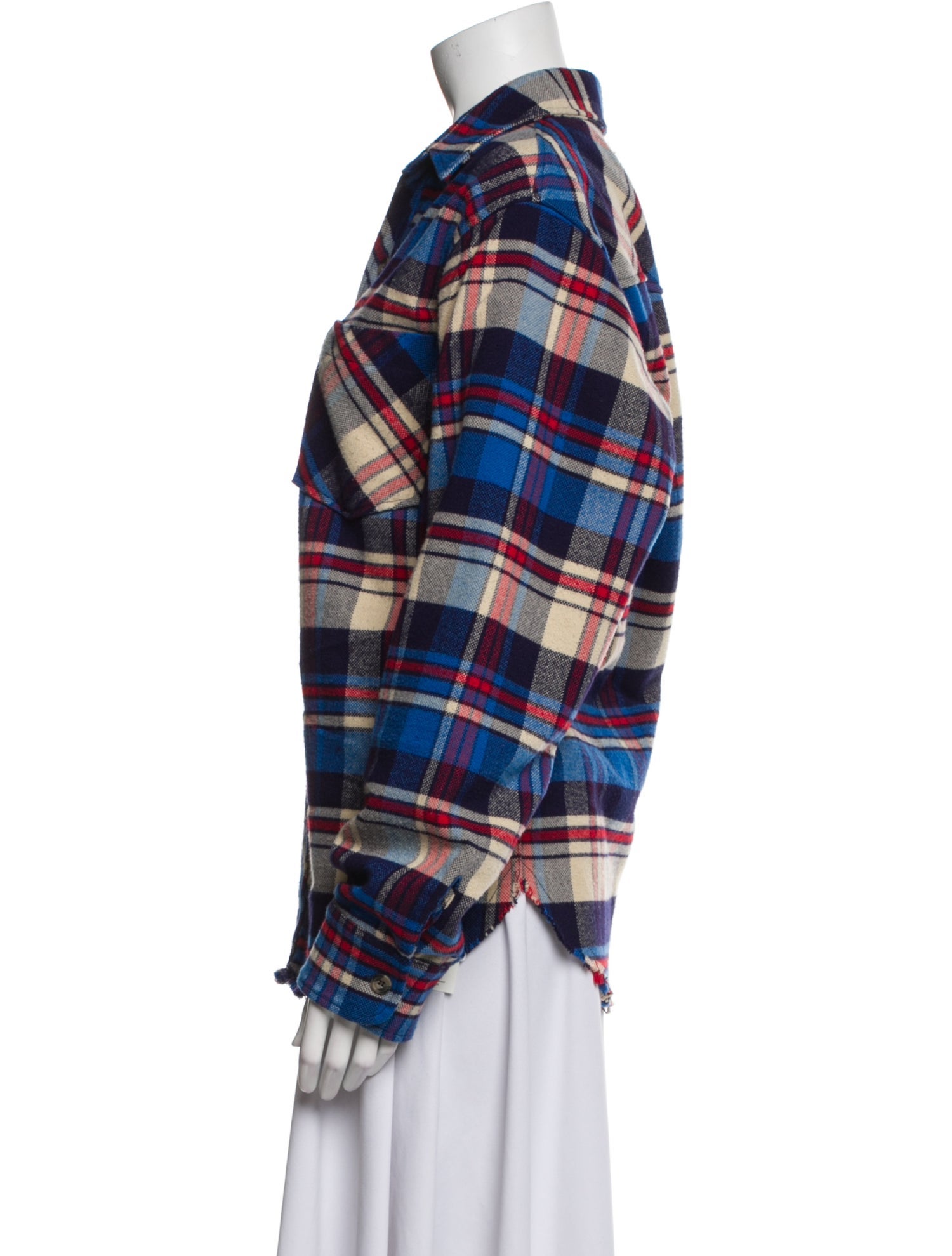 Aviator Nation Plaid Print Jacket