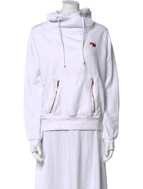 Aviator Nation Mock Neck Long Sleeve Sweatshirt