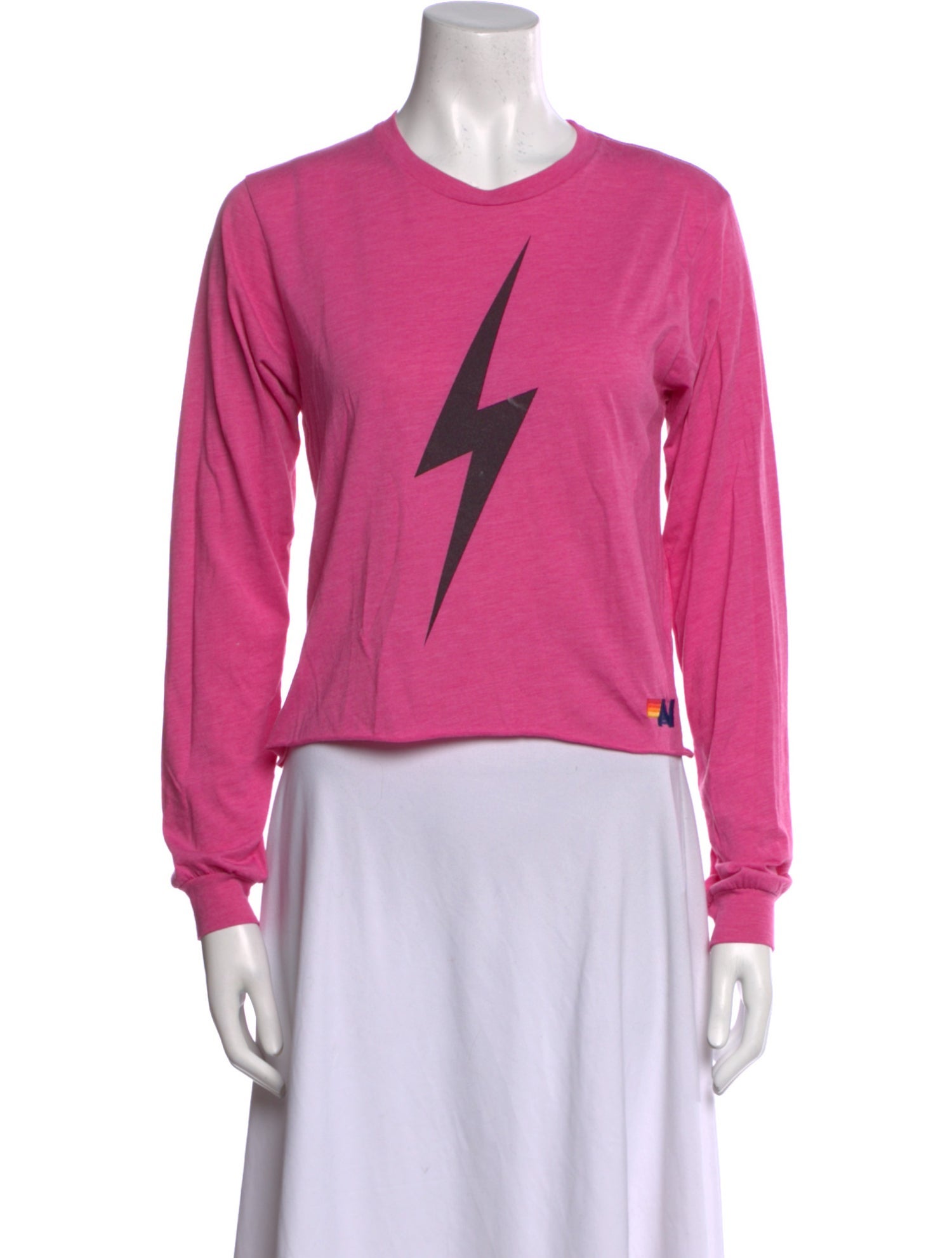 Aviator Nation Crew Neck Long Sleeve Sweatshirt