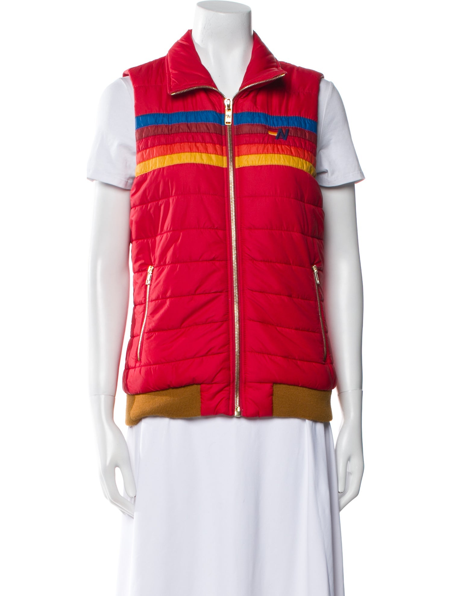 Aviator Nation Nylon Striped Vest