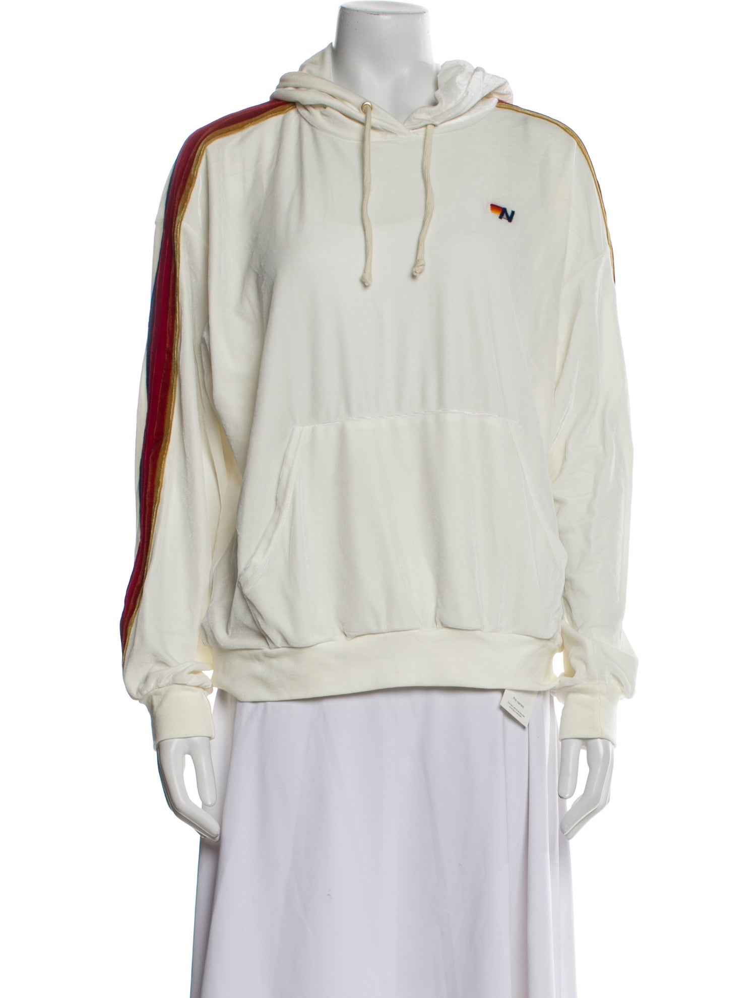 Aviator Nation Mock Neck Long Sleeve Sweatshirt