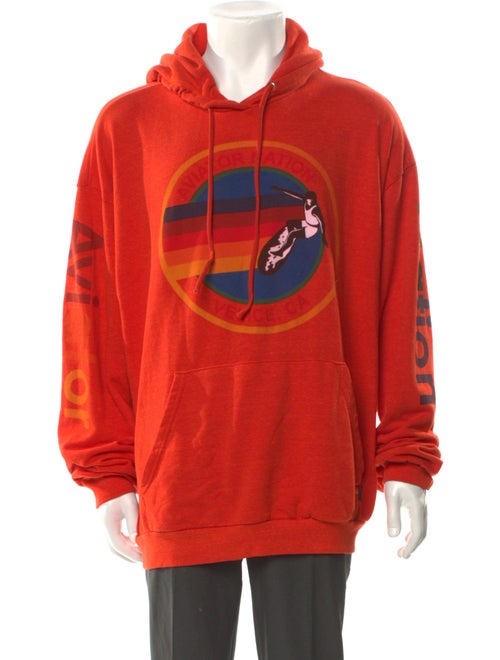 Aviator Nation Graphic Print Crew Neck Hoodie