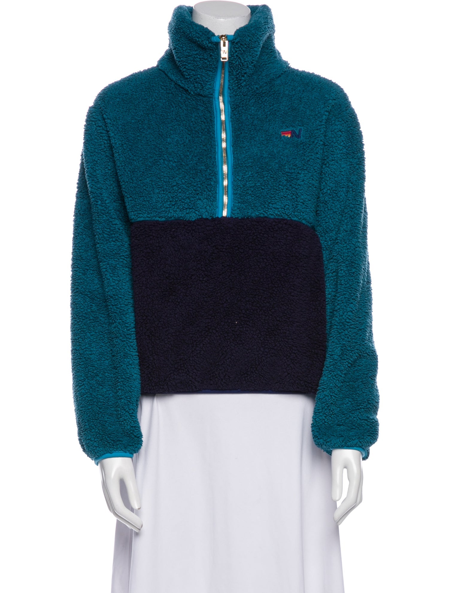 Aviator Nation Colorblock Pattern Jacket