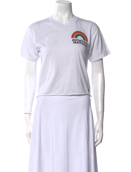 Aviator Nation Graphic Print Crew Neck T-Shirt