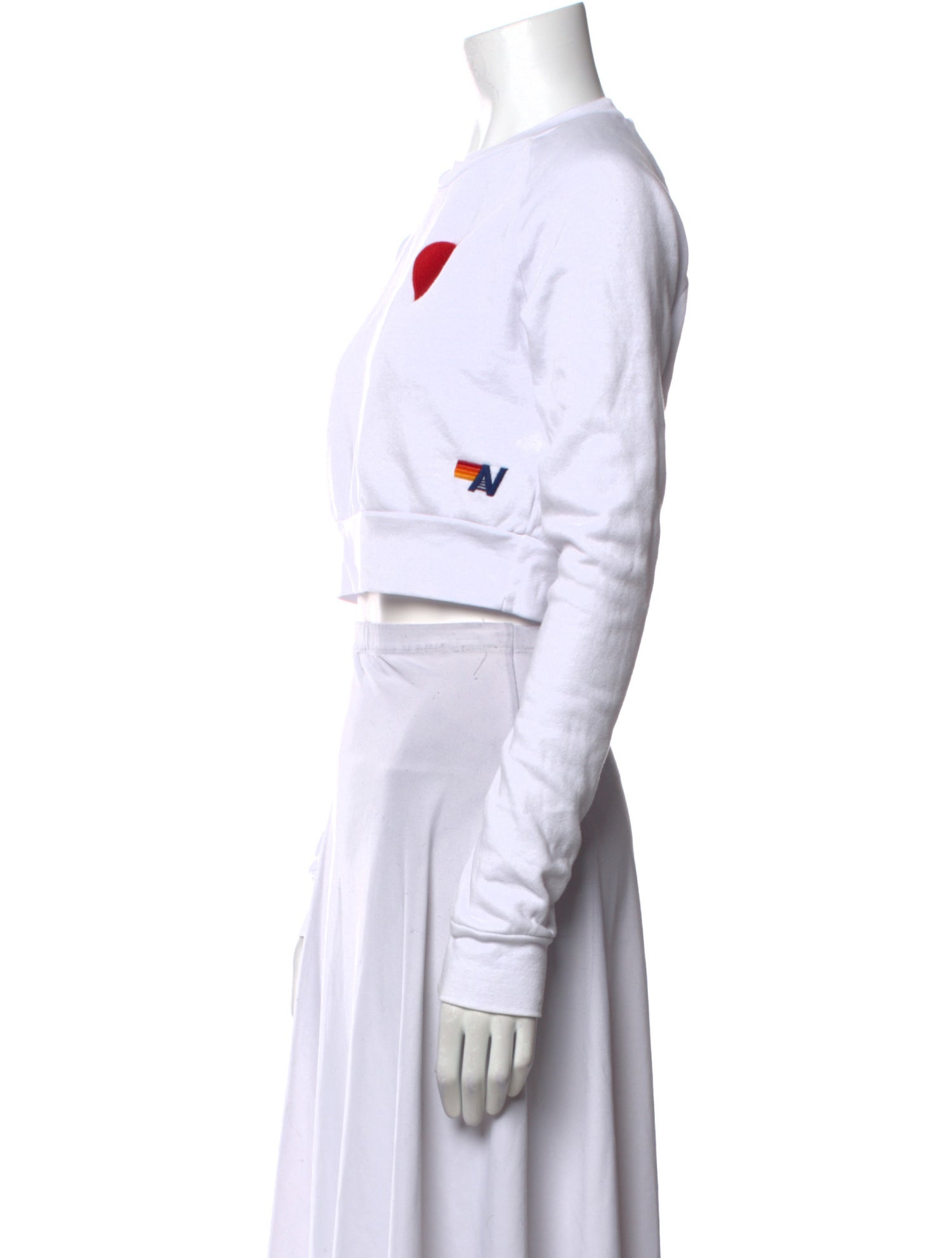 Aviator Nation Graphic Print Crew Neck Sweater