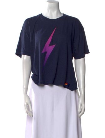 Aviator Nation Graphic Print Crew Neck T-Shirt