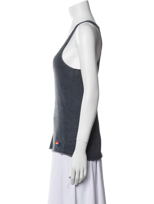 Aviator Nation Graphic Print Scoop Neck Top