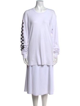 Aviator Nation Crew Neck Long Sleeve Tunic
