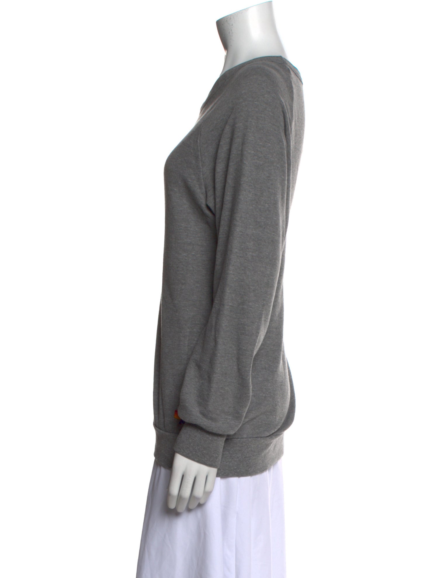 Aviator Nation Scoop Neck Long Sleeve Sweatshirt