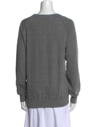 Aviator Nation Scoop Neck Long Sleeve Sweatshirt