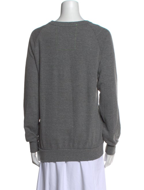 Aviator Nation Scoop Neck Long Sleeve Sweatshirt