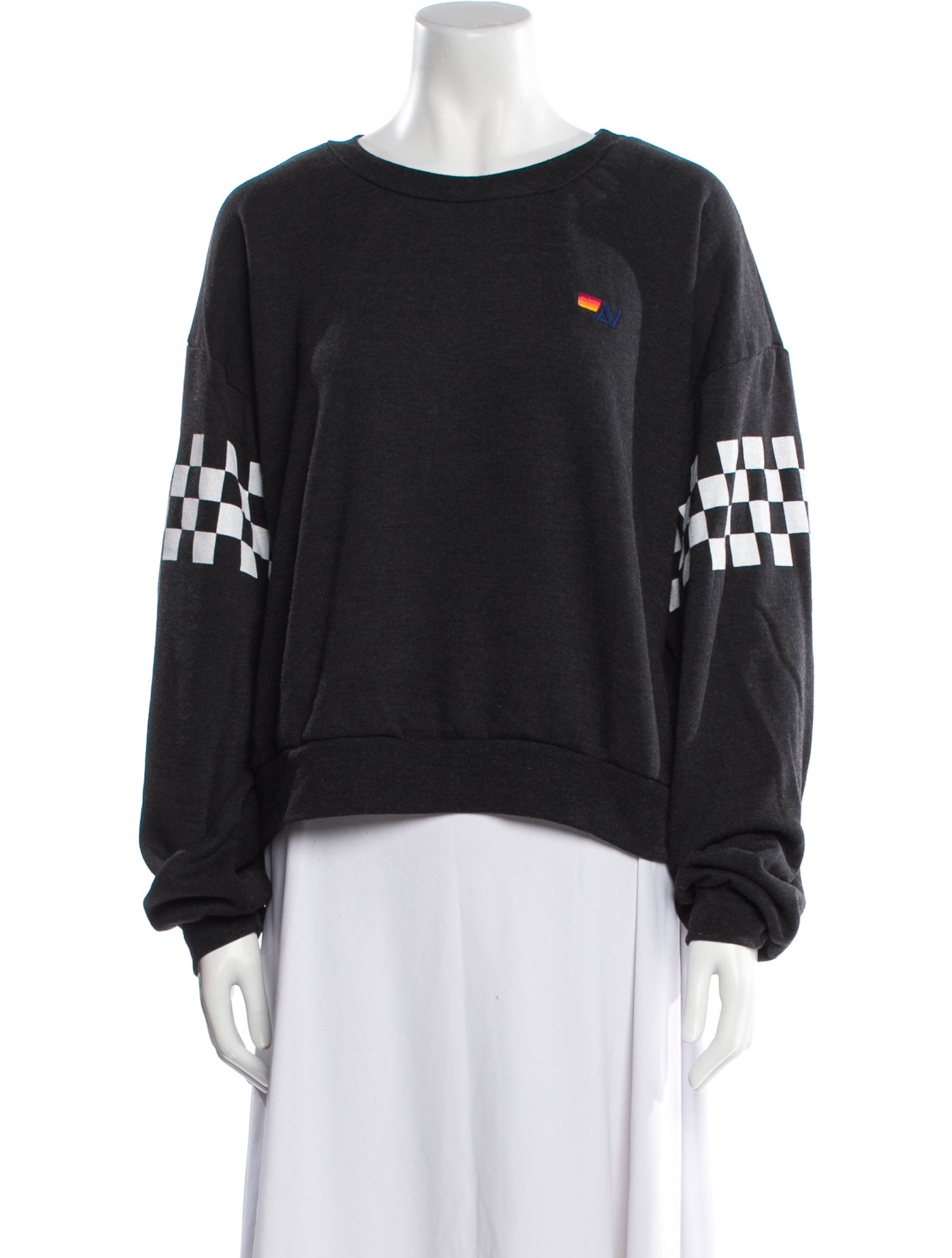 Aviator Nation Graphic Print Crew Neck Sweatshirt