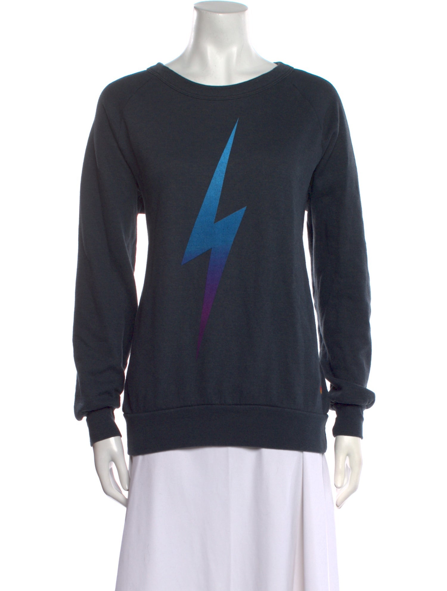 Aviator Nation Graphic Print Crew Neck Sweatshirt