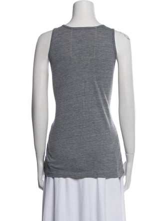 Aviator Nation Graphic Print Scoop Neck Top