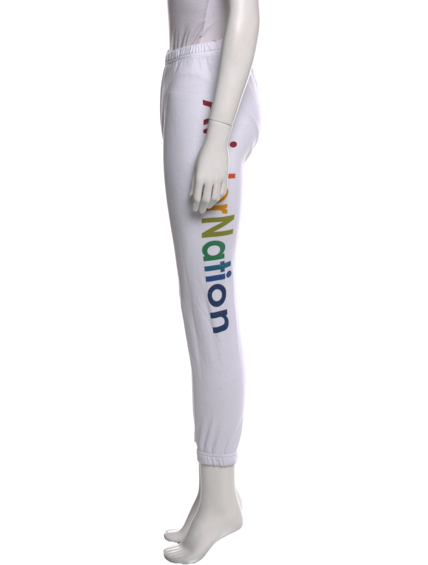 Aviator Nation Graphic Print Skinny Leg Pants