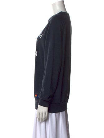 Aviator Nation Graphic Print Crew Neck Sweatshirt