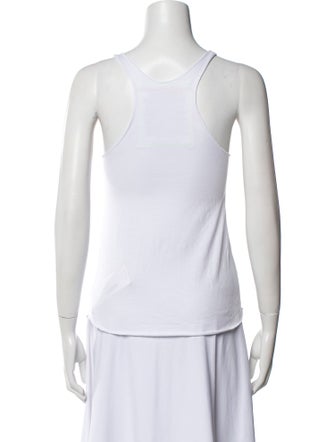 Aviator Nation Graphic Print Scoop Neck Top